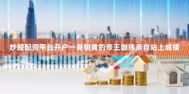 炒股配资平台开户一身明黄的帝王珈玮亲自站上城楼